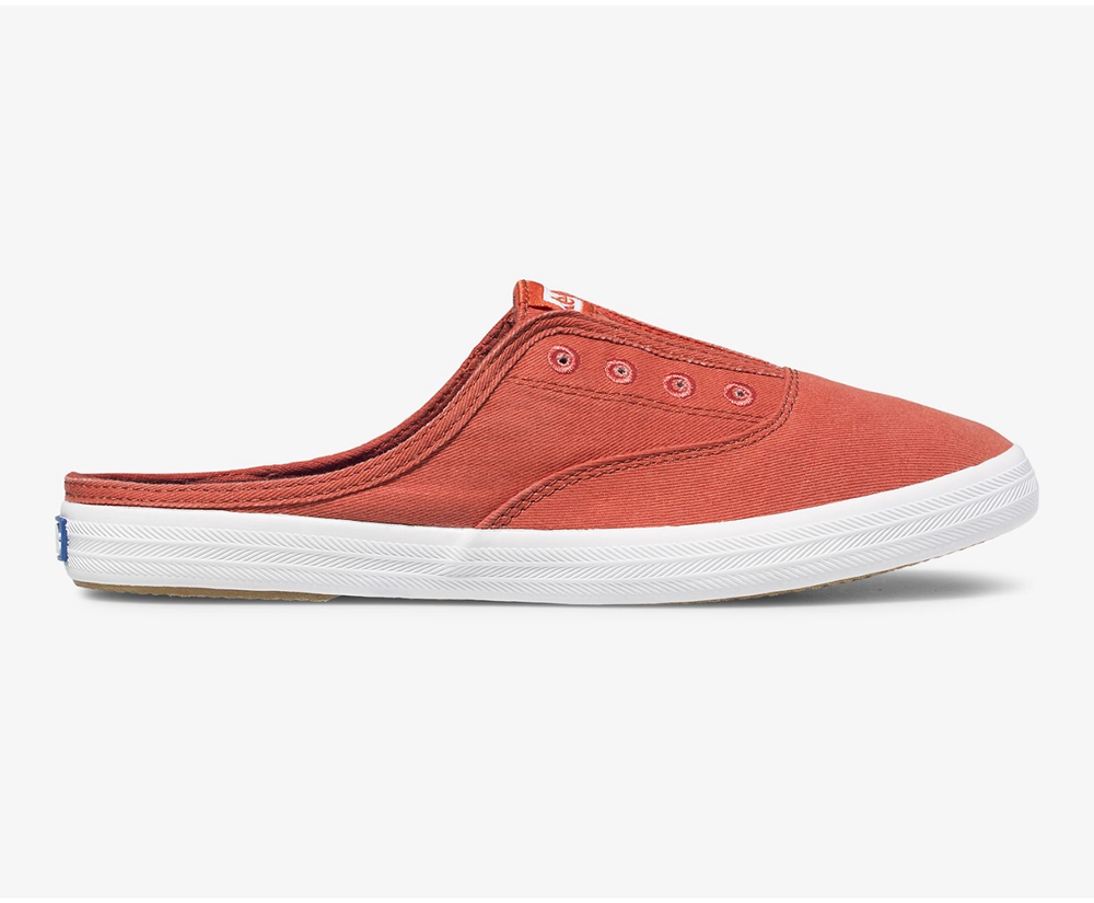 Womens Keds Mules - Moxie Washable - Red - 2415-VYZFU